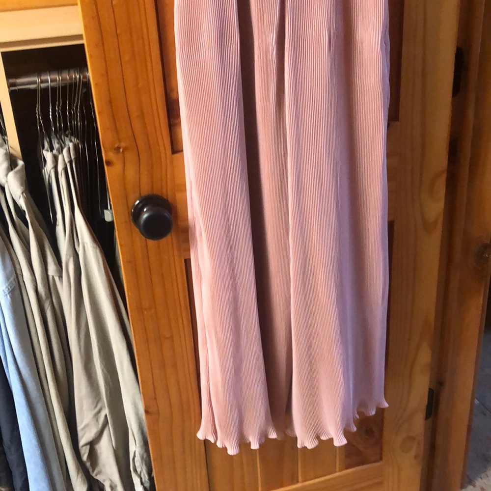 Dusty mauve elegant but fun jumpsuit - Picture 6 of 7